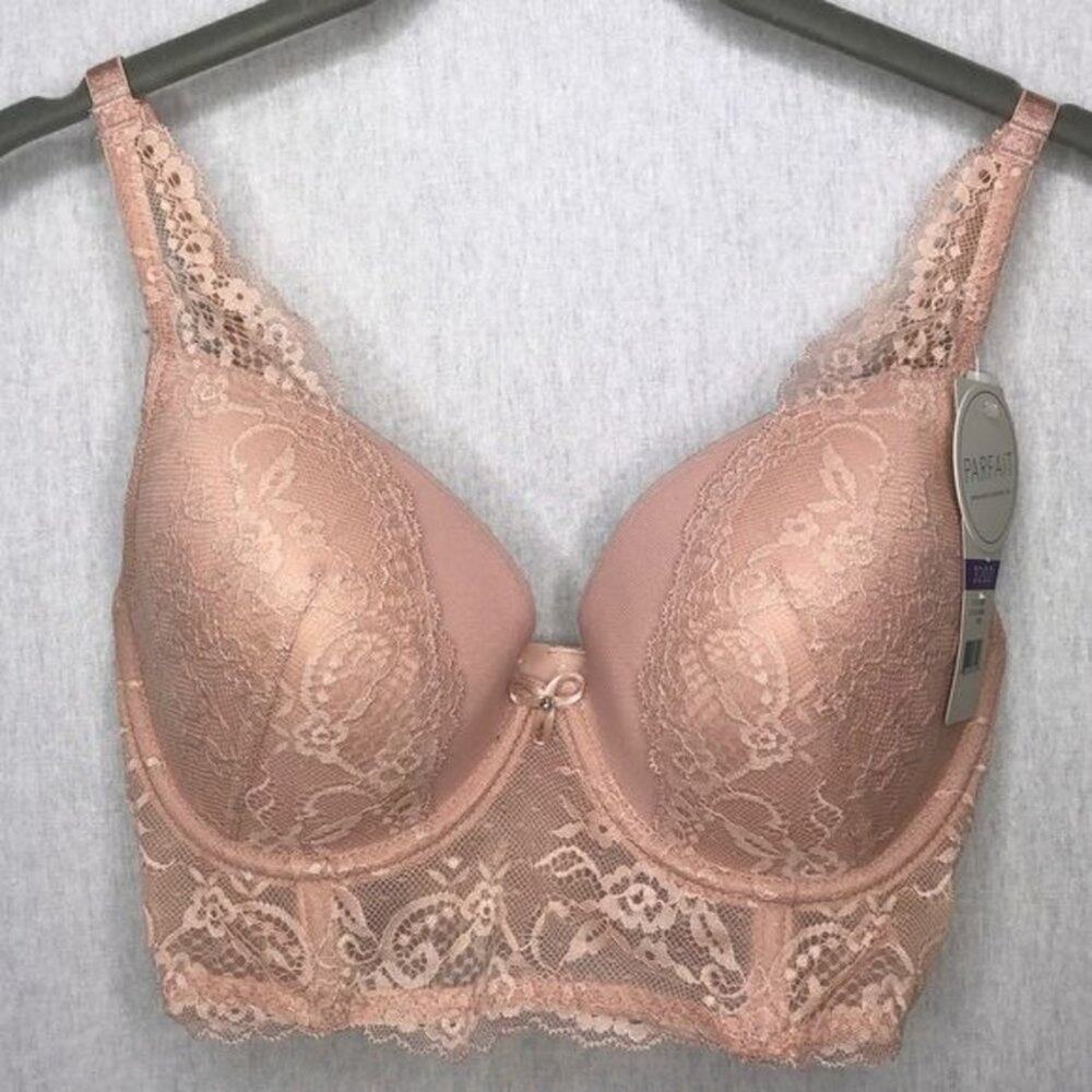 Parfait Sandrine Plunge Longline Bra P5351 Cameo rose 32DD